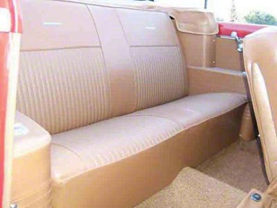 Nova And Chevy II, SS Convertible Rear Seat Cover, Vinyl, 1963 (Nova 400, Super Sport SS Convertible)