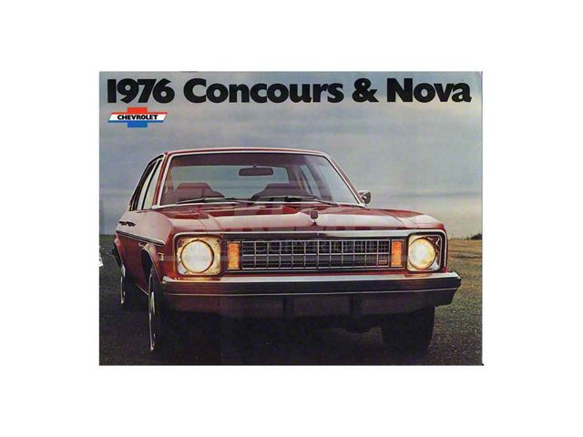 1976 Concours and Nova Color Sales Brochure