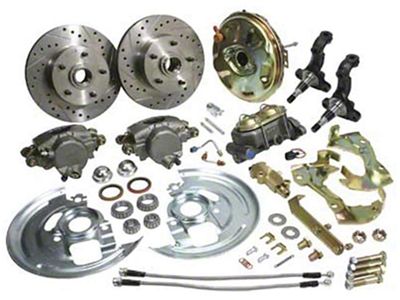 Nova Basic Disc Brake Kit, Front, With 11 Booster 1968-1974
