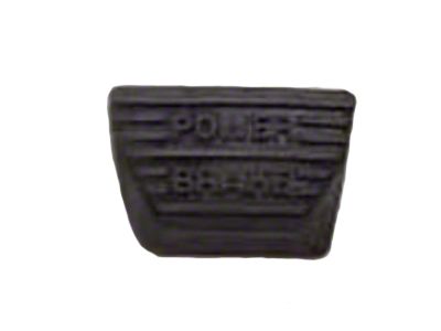 Nova Brake Pedal Cover, With Power Brake, 1963-67