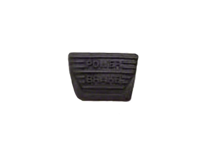 Nova Brake Pedal Cover, With Power Brake, 1963-67