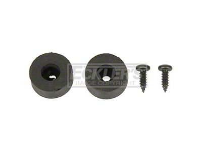 Bucket Seat Bumpers with Screws (62-68 Chevy II, Nova)
