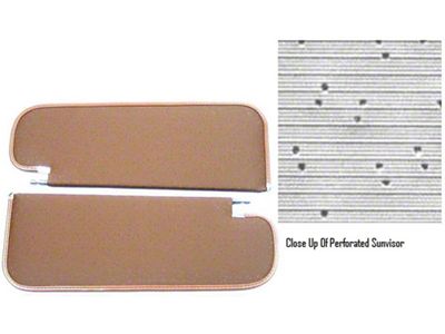 Nova,Chevy II 2-Door Coupe & Sedan, 4-Door Sedan & Wagon Perforated Sunvisors, 1962-1964