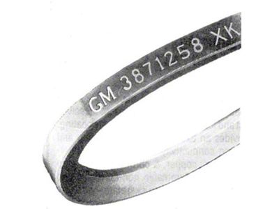 Nova & Chevy II Air Conditioning Belt, 283, V8, 1965