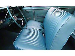 Nova, Chevy II, Non SS, Front Split Bench Seat Covers, Vinyl, 1966