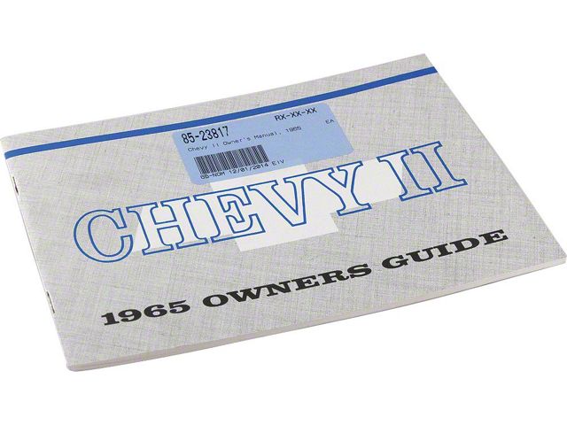 1965 Chevy II Owners Manual