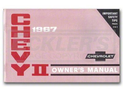 1967 Chevy II Owners Manual