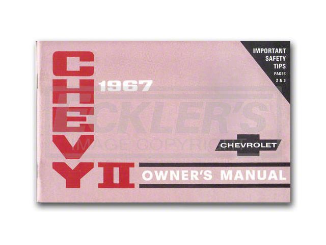 1967 Chevy II Owners Manual