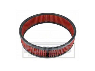 Nova And Chevy II Spectre Performance Low Profile Air Box Replacement Filter, Red, 1962-1979