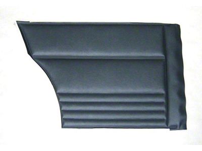Nova, Chevy II, SS, Coupe Rear Door Panels, Vinyl, 1967 (Nova, Super Sport SS Coupe, Two-Door)