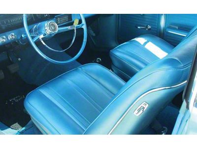 Nova, Chevy II, SS, Front Bucket Seat Covers, Vinyl, 1962-1964