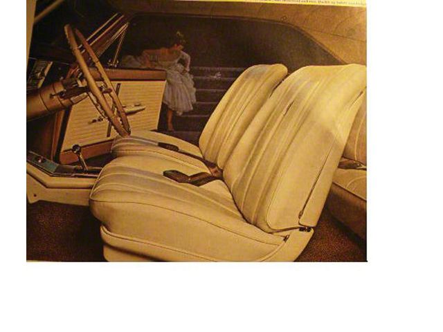 Nova, Chevy II, SS, Front Bucket Seat Covers, Vinyl, 1966 (Nova, Super Sport SS Coupe, Two-Door)