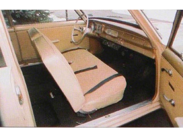 Nova, Chevy II, SS, Front Split Bench Seat Covers, Vinyl, 1965 (Nova, Super Sport SS Coupe, Two-Door)