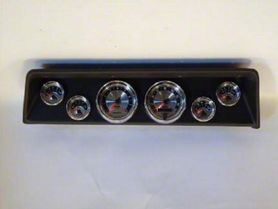 Nova Classic Dash Complete Six Gauge Panel With American Muscle Autometer Gauges Gauges, 1966-1967
