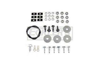 Nova Console Gauge Mounting Hardware Kit, 1968-1974