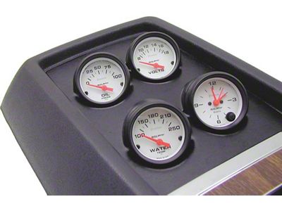 1968-69 Console Gauge Pod Kit,Phantom,Oil/Volt/Water/Clock