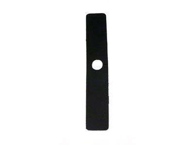 Nova Console Shifter Lever Slider Plate, Black, AutomaticTransmission, 1967