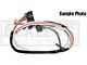 Nova Console Wiring Harness, For Cars With Factory Gauges, 1968-1972