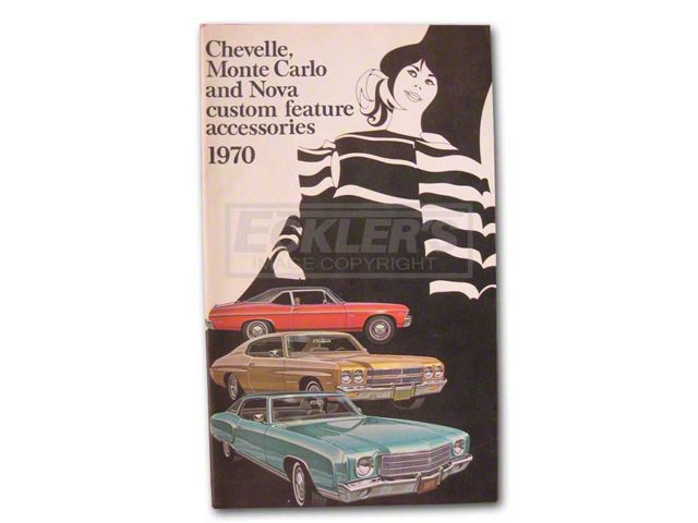 1970 Chevelle, Monte Carlo Accessory Brochure