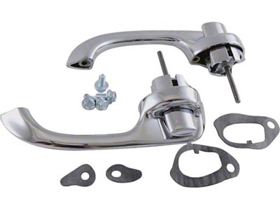 Nova Door Handles, Rear, 1962-1965