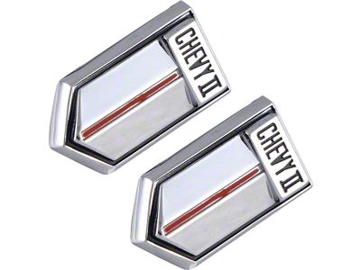 Nova Door Panel Emblems, Show Quality 1966-1967