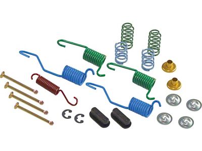 Nova Drum Brake Hardware Kit, Front, 1965-1979