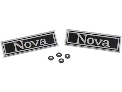 Nova Emblem, Door Panels, Show Quality 1969-1971