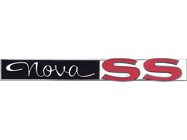 Nova Emblem, Trunk Lid, Nova SS, Show Quality 1963-1964