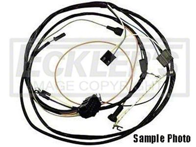 Nova Engine Wiring Harness, V8 Small Block, With Warning Lights, 1969