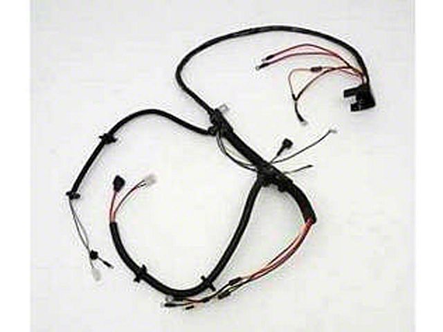 Nova Engine Wiring Harness, V8, With Factory Gauges & Automatic Transmission, 1974