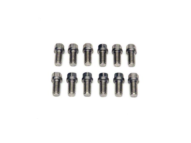 Nova Exhaust Header Mounting Bolt Set, Small Block, Stainless Steel, 1967-69