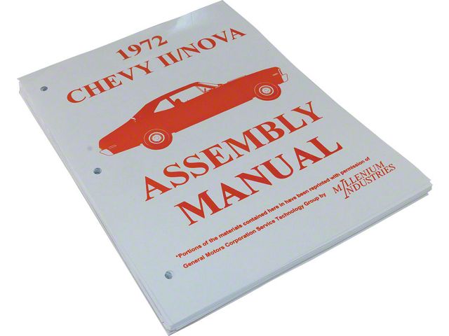 Nova Factory Assembly Manual, 1972
