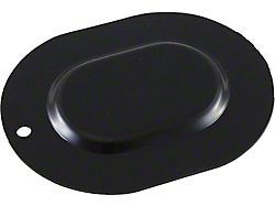 Floor Pan Plug, Metal, Oval (62-67 Chevy II)