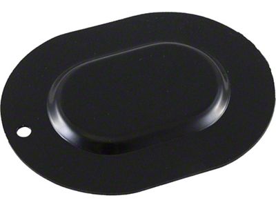Nova Floor Pan Plug, Metal, Oval, 1962-1976