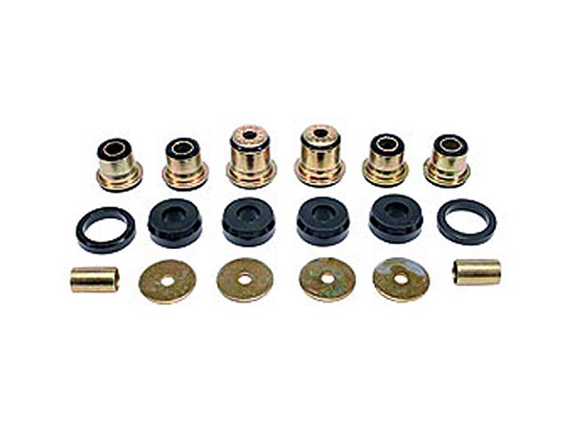 Nova Front Control Arm Bushing Kit, Black Polyurethane, 1963-1967