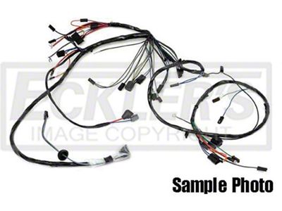 Nova Front Lighting Wiring Harness, 1972