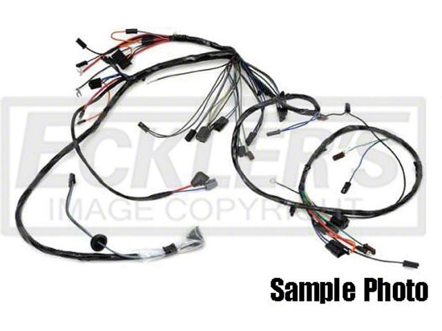 Nova Front Lighting Wiring Harness, V8, For Cars With Console Gauges, 1970