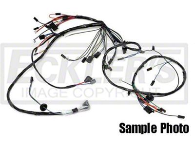 Nova Front Lighting Wiring Harness, V8, For Cars With Console Gauges, 1970