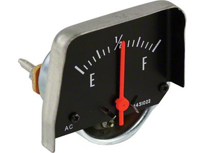 Nova Fuel Gauge, Console, Black, 1968-1974