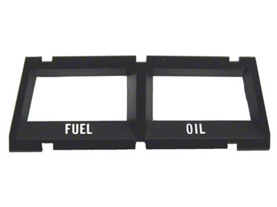 Nova Gauge Bezel, Fuel/Oil, 1968-1974