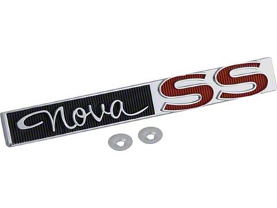 Nova Glove Box Emblem, Super Sport, Show Quality 1963-1964
