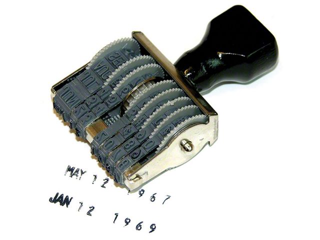 Nova GM Date Stamper, 1962-1979