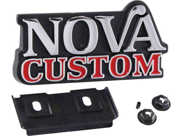 Nova Grille Emblem, Nova Custom, Show Quality 1975