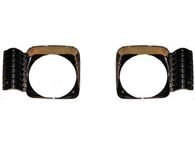 Nova Headlamp Bezels, Pair, 1968