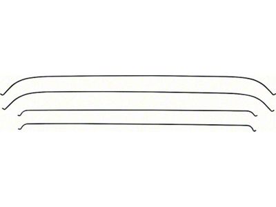 Nova Headliner Bows, 2 Door Sedan, 1962-1964