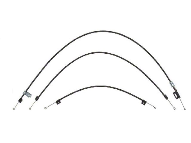 Nova Heater Control Cable Set, For Cars With Air Conditioning, 1970- 74