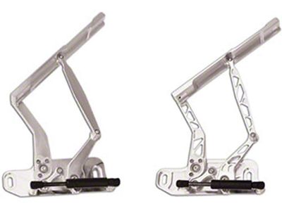 Nova Hood Hinge Kit, Billet, Air Frame Style, 1968-1974