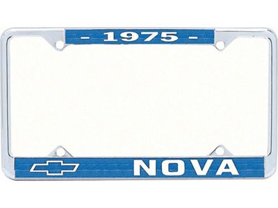 Nova License Frame, 1975