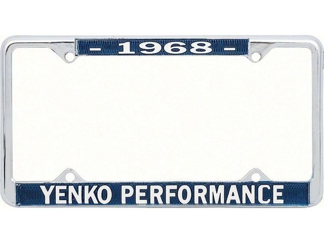 Nova License Frame, Yenko, 1968