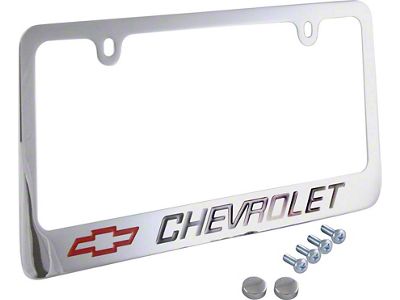 Nova License Plate Frame, Bowtie And Chevrolet Block Letters, 1962-1979